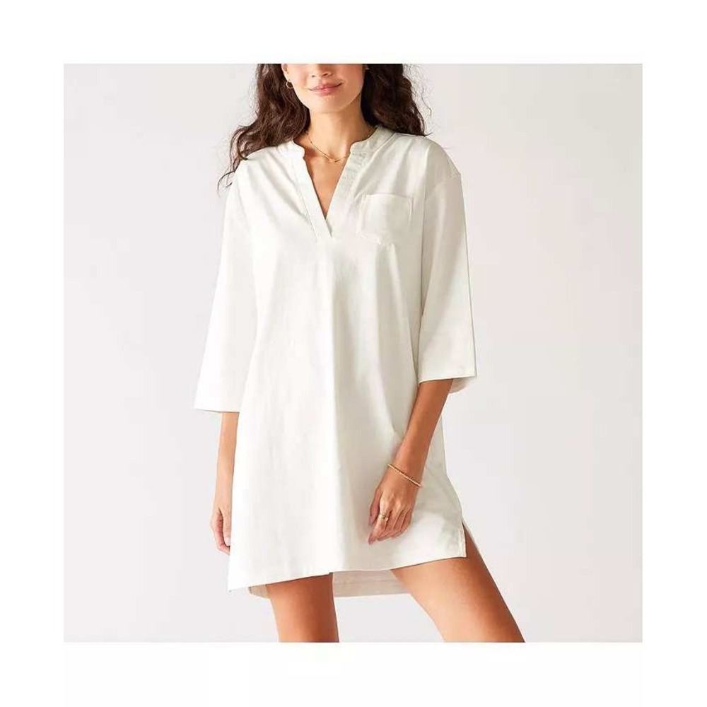 NWT Mersea Amelia Relaxed Tee Dress Sea Salt White Small